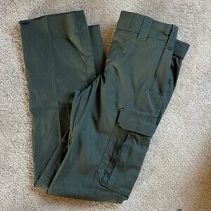 Womens Flying Cross uniform cargo pants Olive drab green 04 unhemmed  Flex